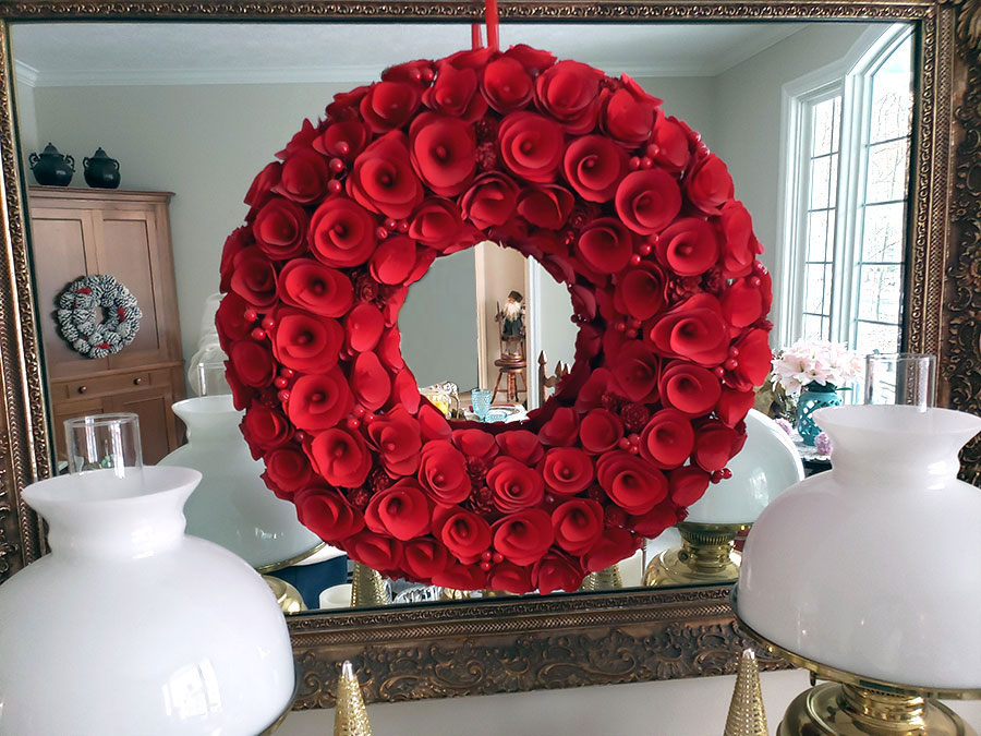 Red wreath